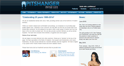 Desktop Screenshot of pitshangerdental.com